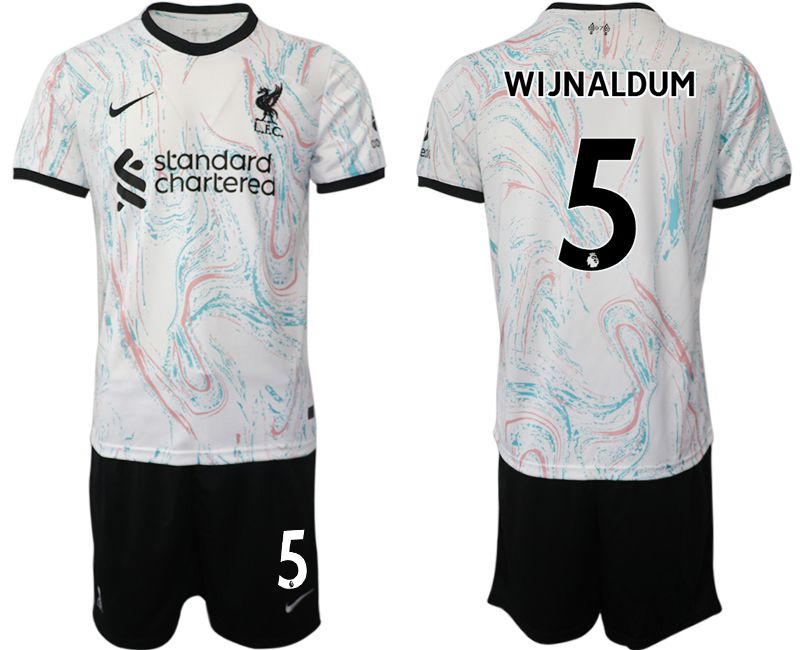 Men 2022-2023 Club Liverpool away white 5 Soccer Jersey